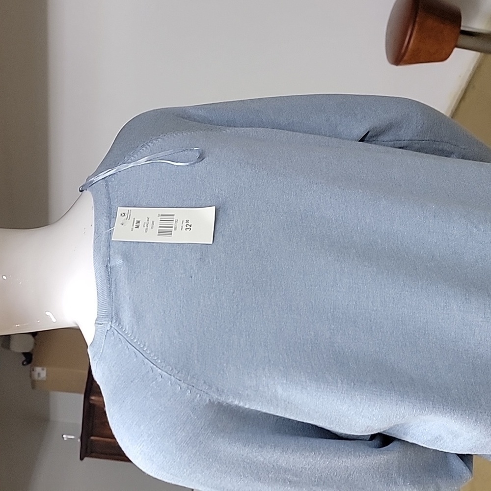 NWT Suzy Shier Comfy Viscose/Rayon/Elastane Long Sleeve Curved Hem Top Size M - Picture 4 of 10
